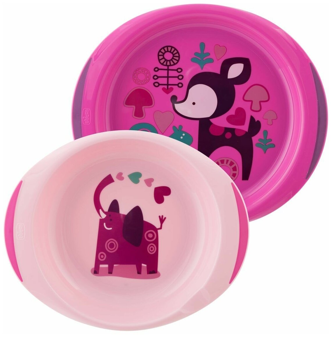 Подарочный набор посуды Chicco Meal Set, 12+ мес., розовый (16201.10) - фото №2
