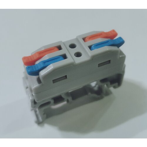 Клемма DEFA на DIN-рейку 2-pin проходная 250В 32А 008-40mm2 color 90₽