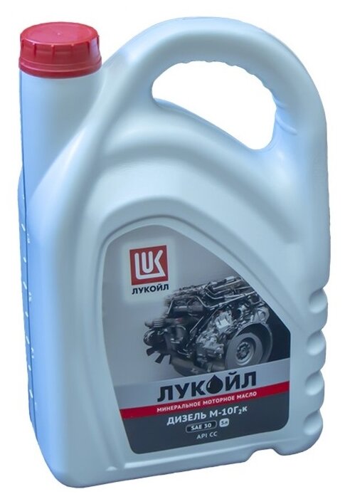 LUKOIL 225381 ЛУКОЙЛ SAE 30 дизель М-10Г2К (5L)_масло моторное! летнее минеральное\ API СС, КАМАЗ 1шт