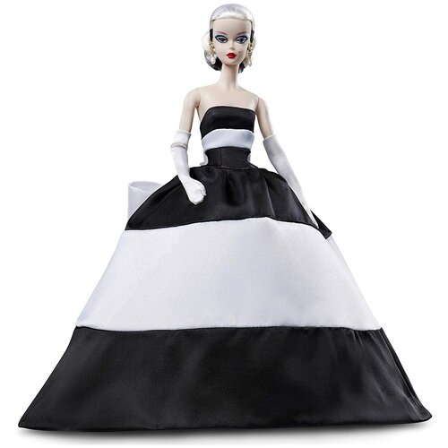Кукла Barbie Black and White Forever Doll Черное и Белое Навсегда, 29 см, FXF25 рождественские вечерние платья для девочек с открытыми плечами рукава принцессы простое бальное платье с бантом на спине цветочное плать