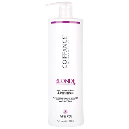 Coiffance Professionnel шампунь Blonde Brightening для для светлых, обесцвеченных и седых воло, 1000 мл