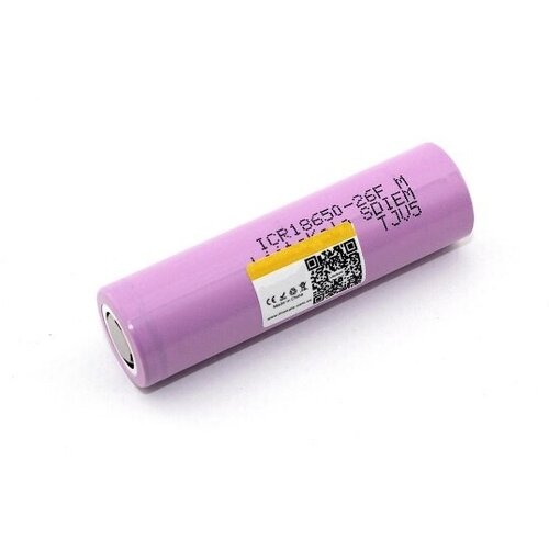 Аккумулятор типа 18650 Li-Ion для LiitoKala Lii-26FM 2600mAh, 3.7V 100% real for samsung icr 18650 26fm 2600mah lithium ion li ion rechargeable chargeable batteries