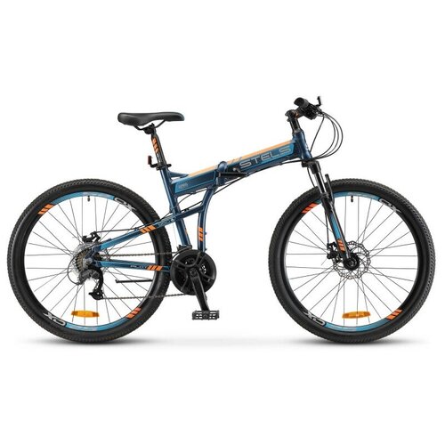 STELS велосипед Pilot-950 MD (19 темно-синий), 26 арт. V011 складной велосипед stels pilot 950 md v011 2023 19 темно синий 171 184 см