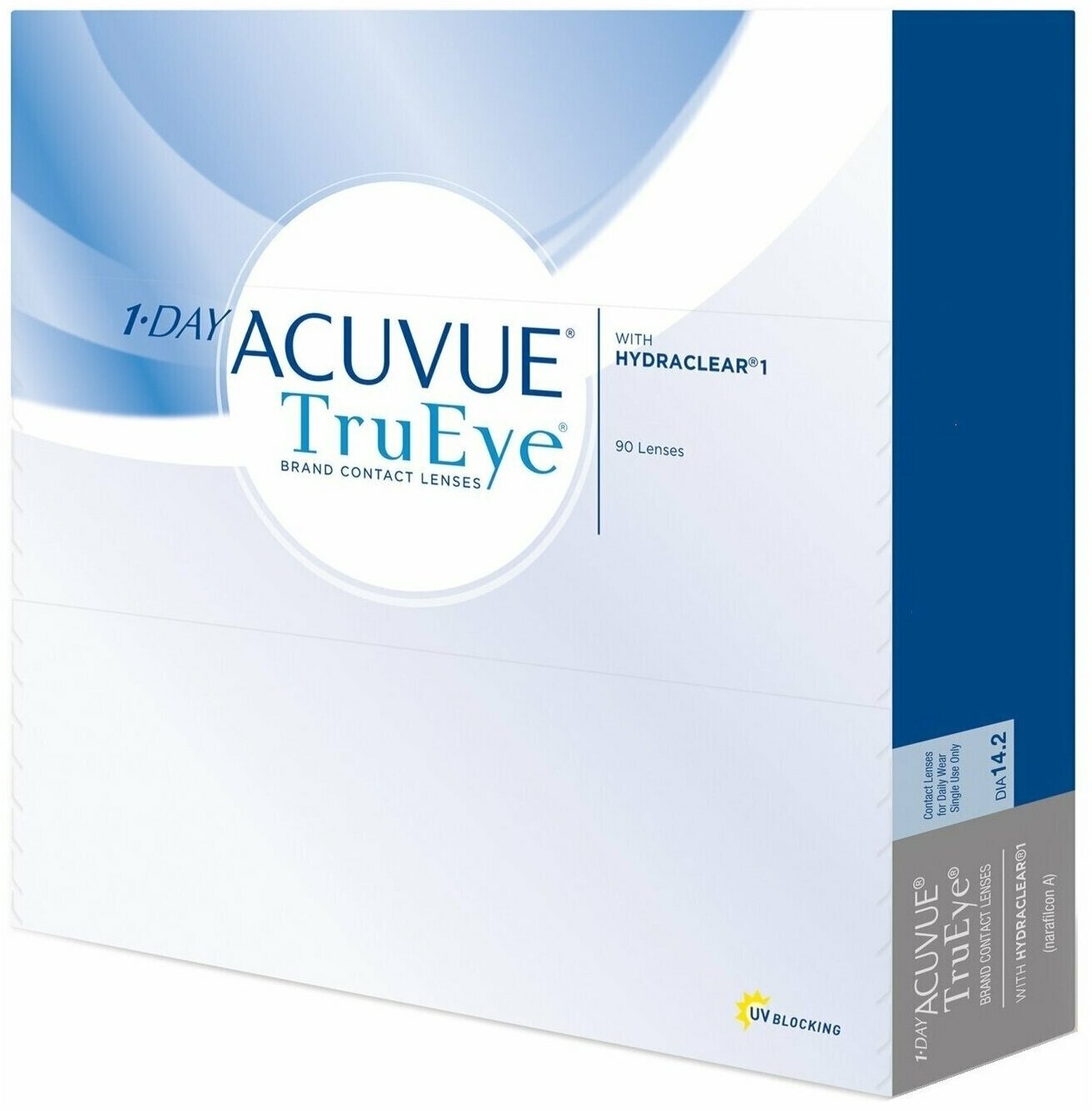 Контактная линза: 1-Day Acuvue TruEye (1уп=90шт) R:=8.5 D:=-10,50