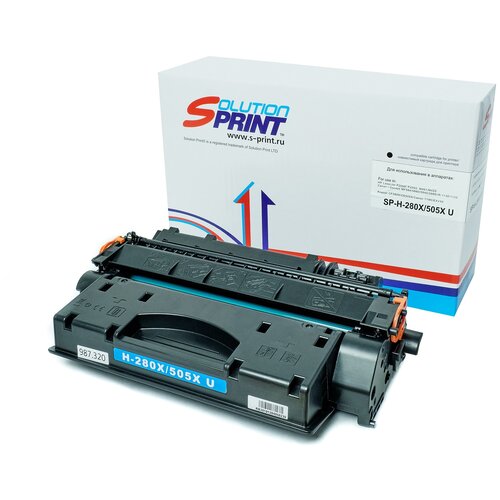 Картридж SOLUTION PRINT SP-H-280X/505X, 6900 стр, черный картридж solution print sp h cf218x 5000 стр черный