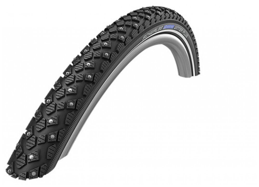 Покрышка 26x2.00 (50-559) 05-11100598.01 MARATHON WINTER PLUS (200шипов) Perf, SmartGuard супер антипрокольная, TwinSkin B/B+RT HS396 67EPI SCHWALBE