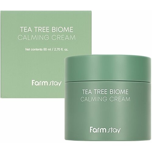 Farm Stay Tea Tree Biome Крем успокаивающий с экстрактом чайного дерева 80мл