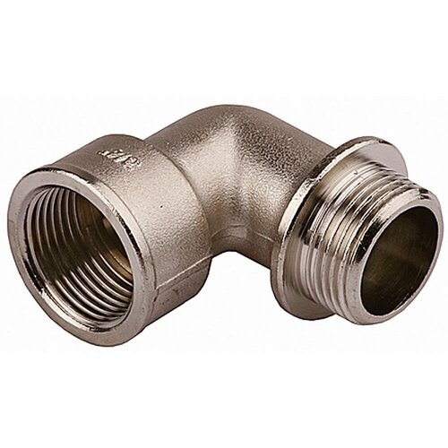 GENERAL FITTINGS Уголок GENERAL FITTINGS с упором, никелированная латунь, г/ш, 1/2″ 51072-G/S-1/2 уголок general fittings с упором латунь г ш 3 4″