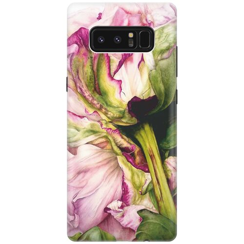 фото Cиликоновый чехол нежность цветка на samsung galaxy note 8 / самсунг ноут 8 re:pa