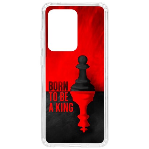 фото Чехол на samsung galaxy s20 ultra kruche print born to be a king кruче