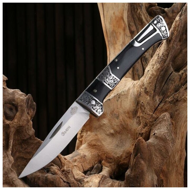 Витязь Нож складной "Вьюн" сталь - 420, рукоять - дерево, 20 см