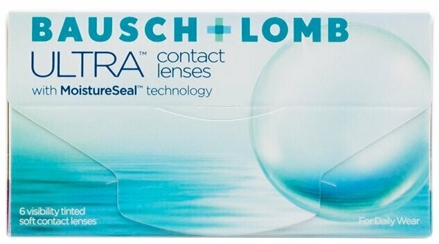Контактные линзы Bausch & Lomb Ultra, 6 шт., R 8,5, D -5,75, 1 уп.
