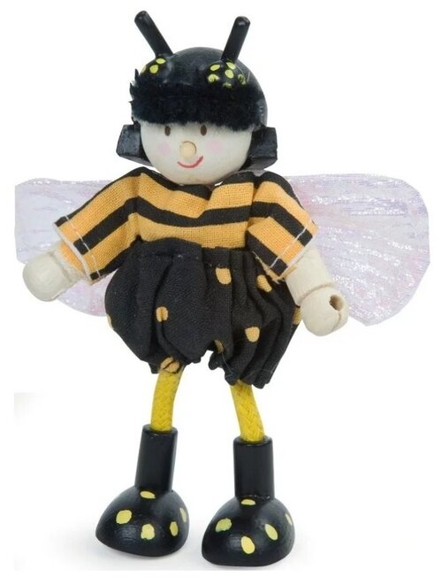 Кукла Le Toy Van Фея пчел, 10 см, BK972 желтый/черный