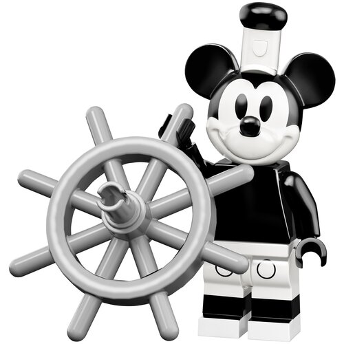 Минифигурка Лего 71024-1 : серия COLLECTABLE MINIFIGURES Disney Series 2 Lego : Vintage Mickey (Микки) lego 10829 мастерская микки