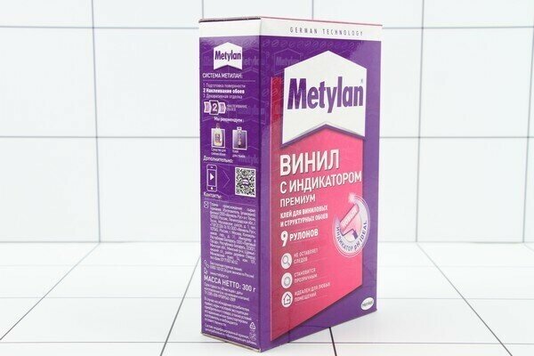 Клей для обоев Metylan Винил Премиум, с индикатором (300 г)