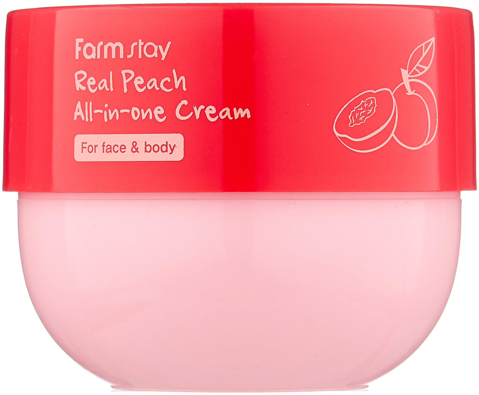 Крем многофункциональный с персиком FarmStay Real Peach All-in-One Cream 300ml