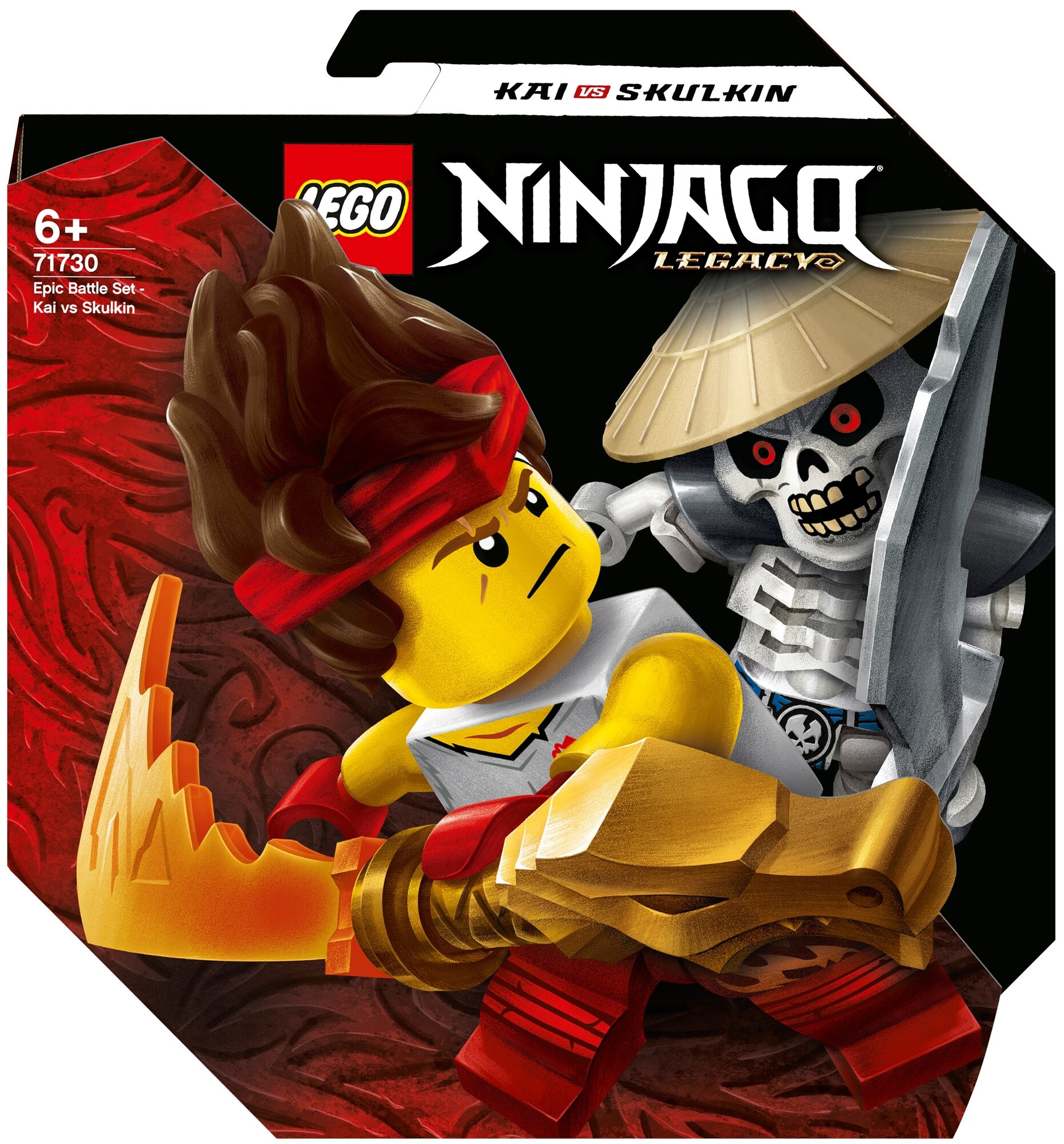 Констр-р LEGO Ninjago Легендарные битвы: Кай против Армии скелетов Lego 71730 .