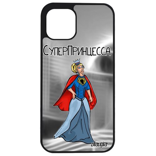 фото Чехол для мобильного apple iphone 12, "суперпринцесса" супергерой веселый utaupia