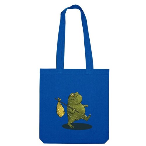 Сумка шоппер Us Basic, синий лягушка жаба лягушонок лягушка квакушка лягушка путешественница янтарь янтарный янтарная брелок фигурка для ключей для сумки