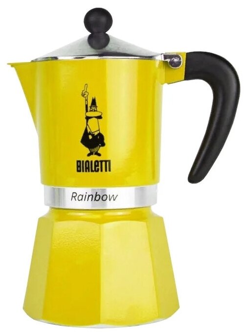 Гейзерная кофеварка Bialetti Rainbow, 270 мл, 250 мл, желтый 4983