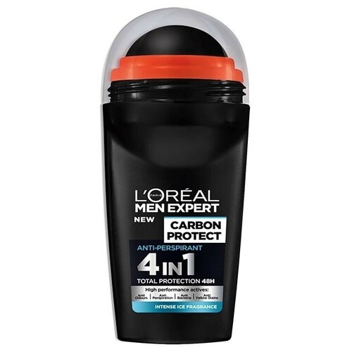 L'Oreal Paris Антиперспирант-ролик Men Expert Carbon Protect 4 In 1, 50 мл