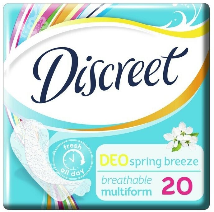 Ежедневные прокладки Deo Spring Breeze Multiform, 20 шт.