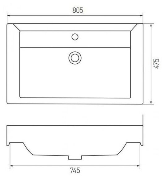 Раковина для ванной Santek Тигода-80 (1WH302084) - фотография № 16