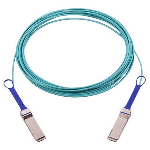 кабель qsfp28 mellanox mfa1a00 e015 Кабель Mellanox MFA1A00-E015, 15 м, 1 шт., бирюзовый