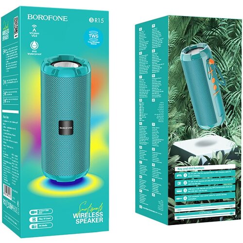 Портативная колонка BT ver 51 BOROFONE BR15 2x5W 1200mAh 162х70х70 мм индиго 50 128800₽