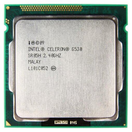 Процессор Intel Celeron G530 (2,4 ГГц, LGA 1155, 2 Мб, 2 ядра)