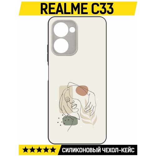 Чехол-накладка Krutoff Soft Case Грациозность для Realme C33 черный чехол накладка krutoff soft case авокадо пара для realme c33 черный