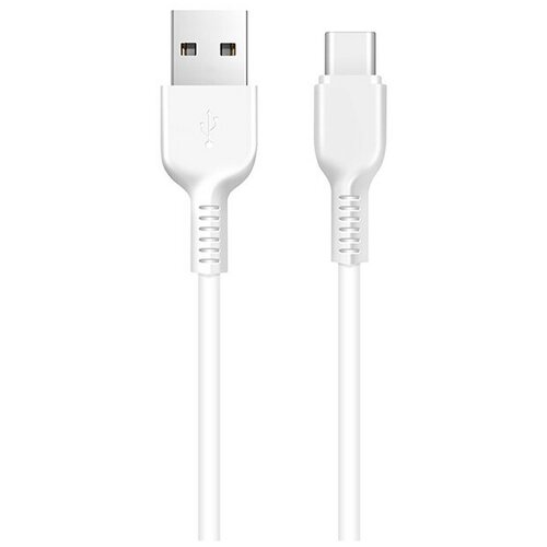 Кабель Hoco X13 Easy charged USB - USB Type-C 1 м, белый кабель hoco x13 easy charged usb usb type c 1 м