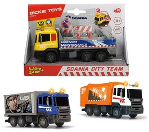 Городская техника Dickie Scania, кабина die-cast, 17 см, в ассортименте 3742011