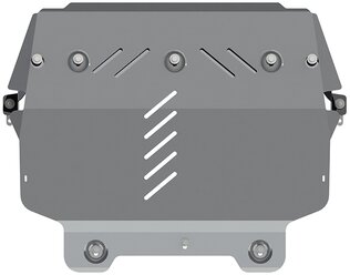 Защита картера и КПП Sheriff для Шкода Йети 2011-2018, модель №2, алюминий 5мм, арт:21.2616