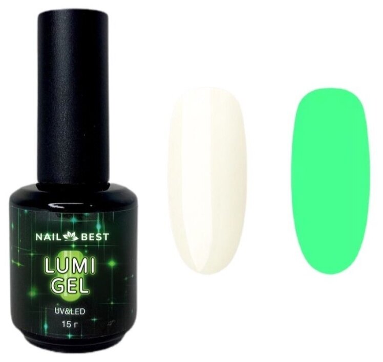 Арт-гель "LUMI" Nail Best, 15 g/Флуоресцентный