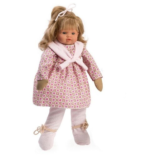 фото Asi кукла берта - 43 см (в цветном розовом платье с шарфиком)