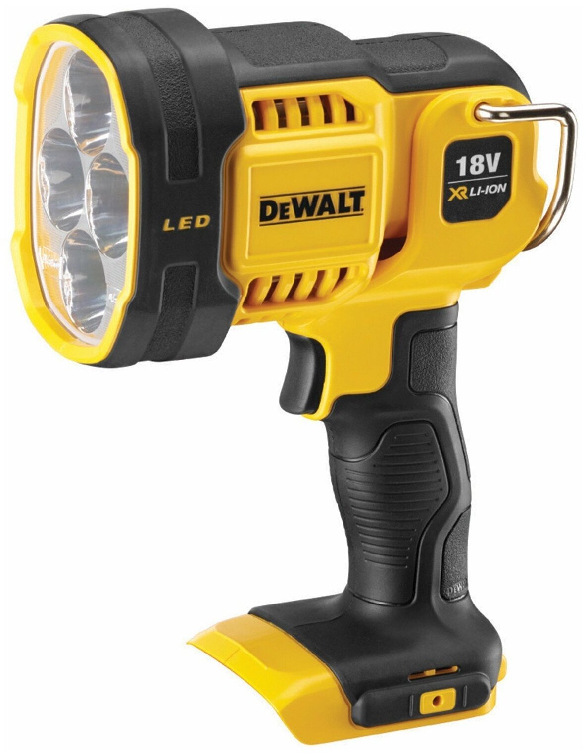 Ручной фонарь DeWALT DCL 043 черно-желтый