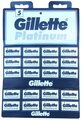 Лезвия для Т-образного станка Gillette Platinum, серебристый, 100 шт.
