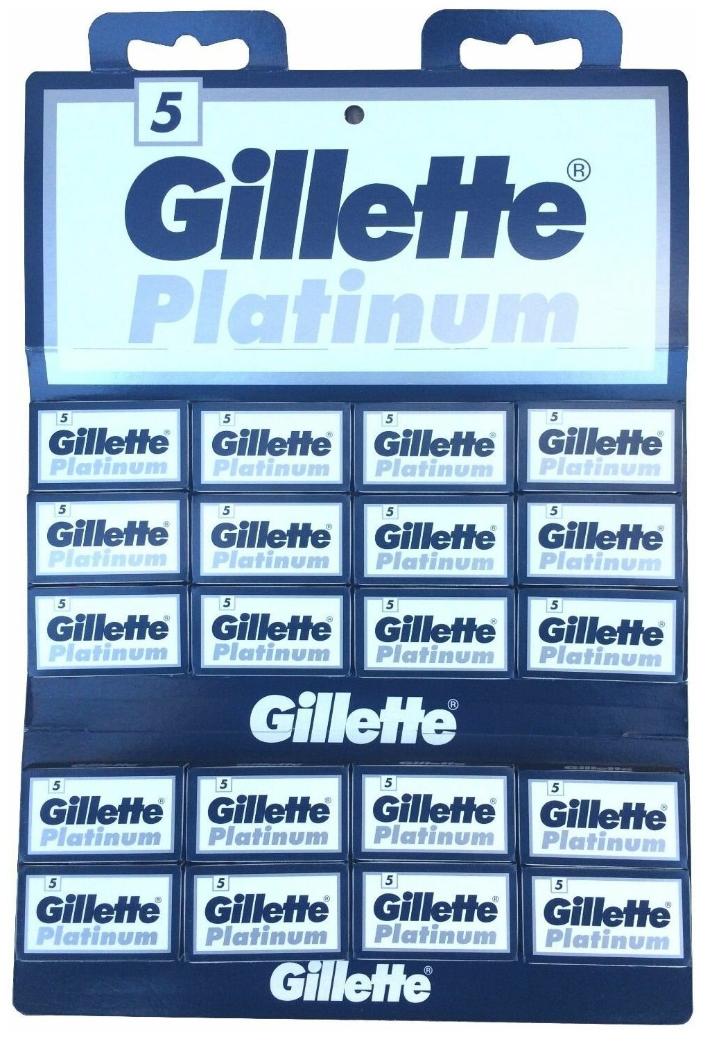 Лезвия для Т-образного станка Gillette Platinum