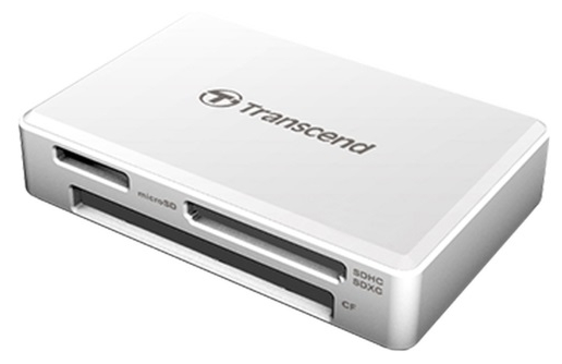 Картридер Transcend TS-RDF8W2 USB 3.1, белый