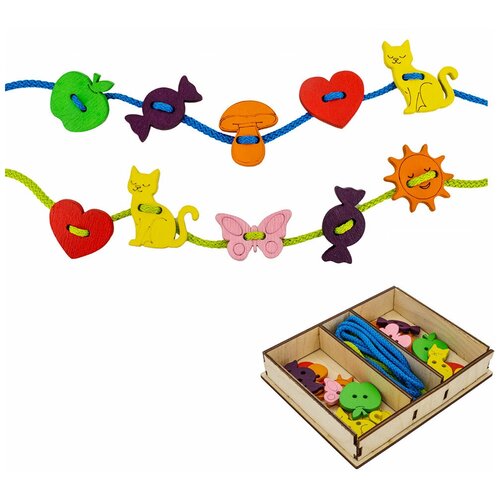 Дер. Шнуровка Пуговки для девочек /Арбо/