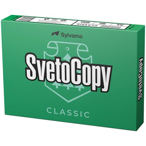 Бумага SVETOCOPY, А4, 80 г, м2, 500л