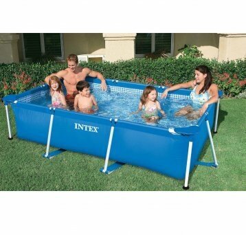 Бассейн каркасный Intex RECTANGULAR FRAME POOL INTEX 28270 (220х150х60 см )