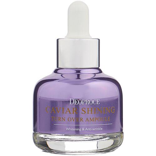 Deoproce Caviar Shining Turn Over Ampoule Сыворотка для лица с экстрактом икры, 30 мл сыворотка для лица с экстрактом икры caviar shining turn over ampoule 30г