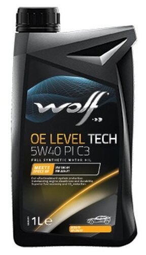 WOLF OIL 1044238 Масло моторное OE LEVEL TECH 5W40 PI C3 1L