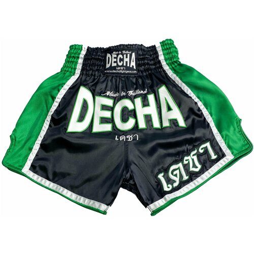 Шорты DECHA, размер 52, зеленый, черный