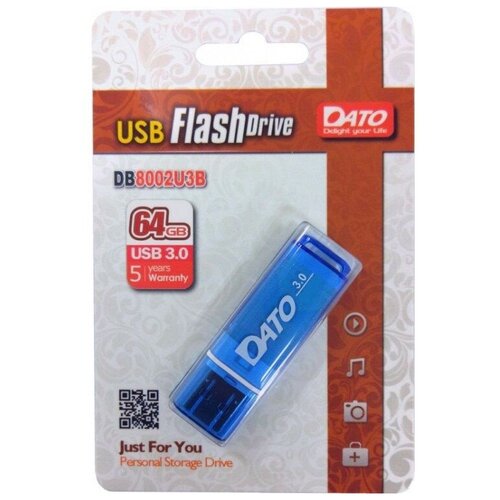 Флеш Диск Dato 128Gb DB8002U3 DB8002U3B-128G USB3.0 синий