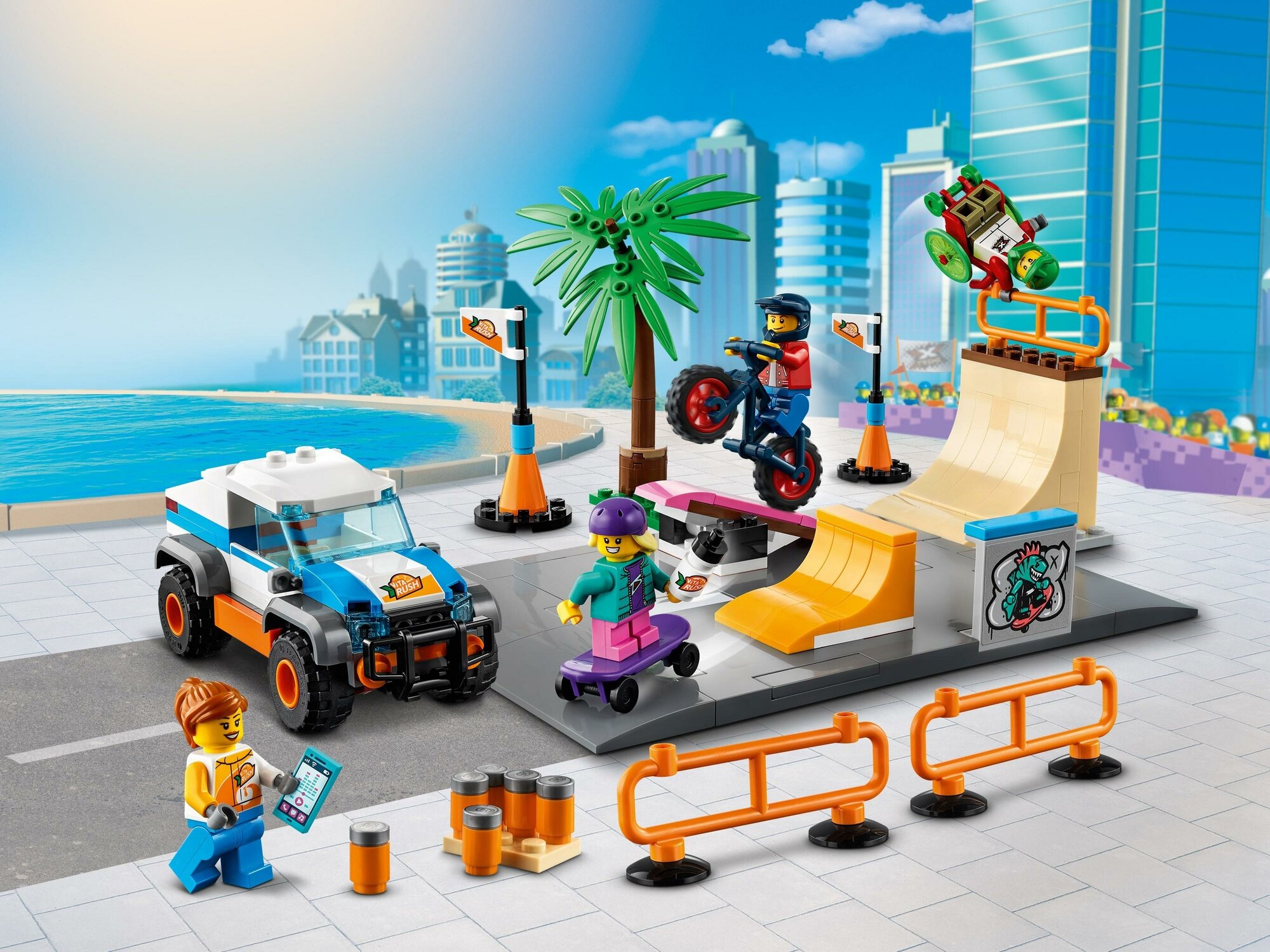 Конструктор LEGO City 60290 Скейт-парк - фото №16