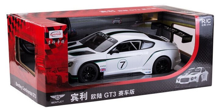 Гоночная машина Rastar Bentley Continental GT3 70600 1:14 35