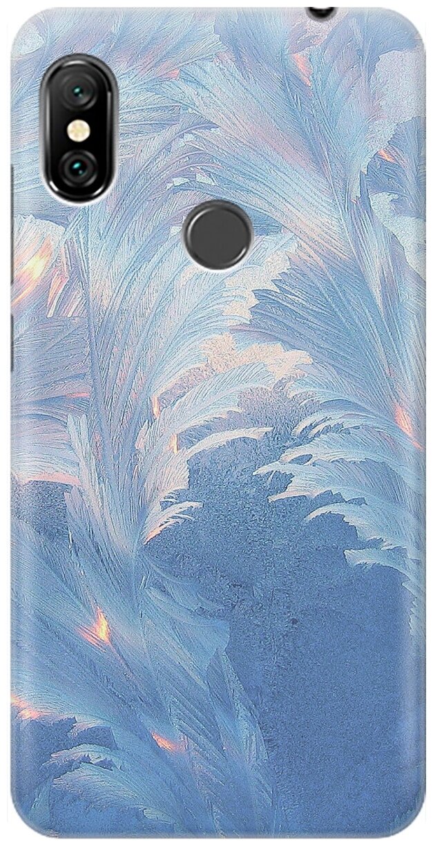 RE:PAЧехол - накладка ArtColor для Xiaomi Redmi Note 6 Pro с принтом "Изморозь"